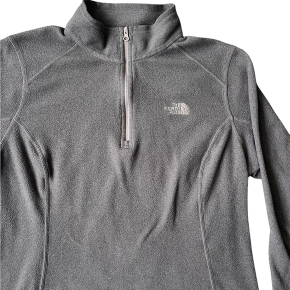 The North Face Women’s Zip-Up Gray Sweater - Picture 3 of 3